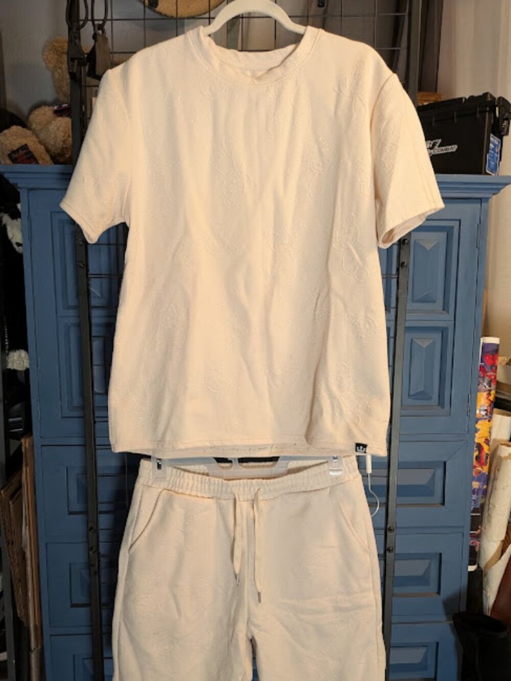 G-NET Cream Color Matching Short Set